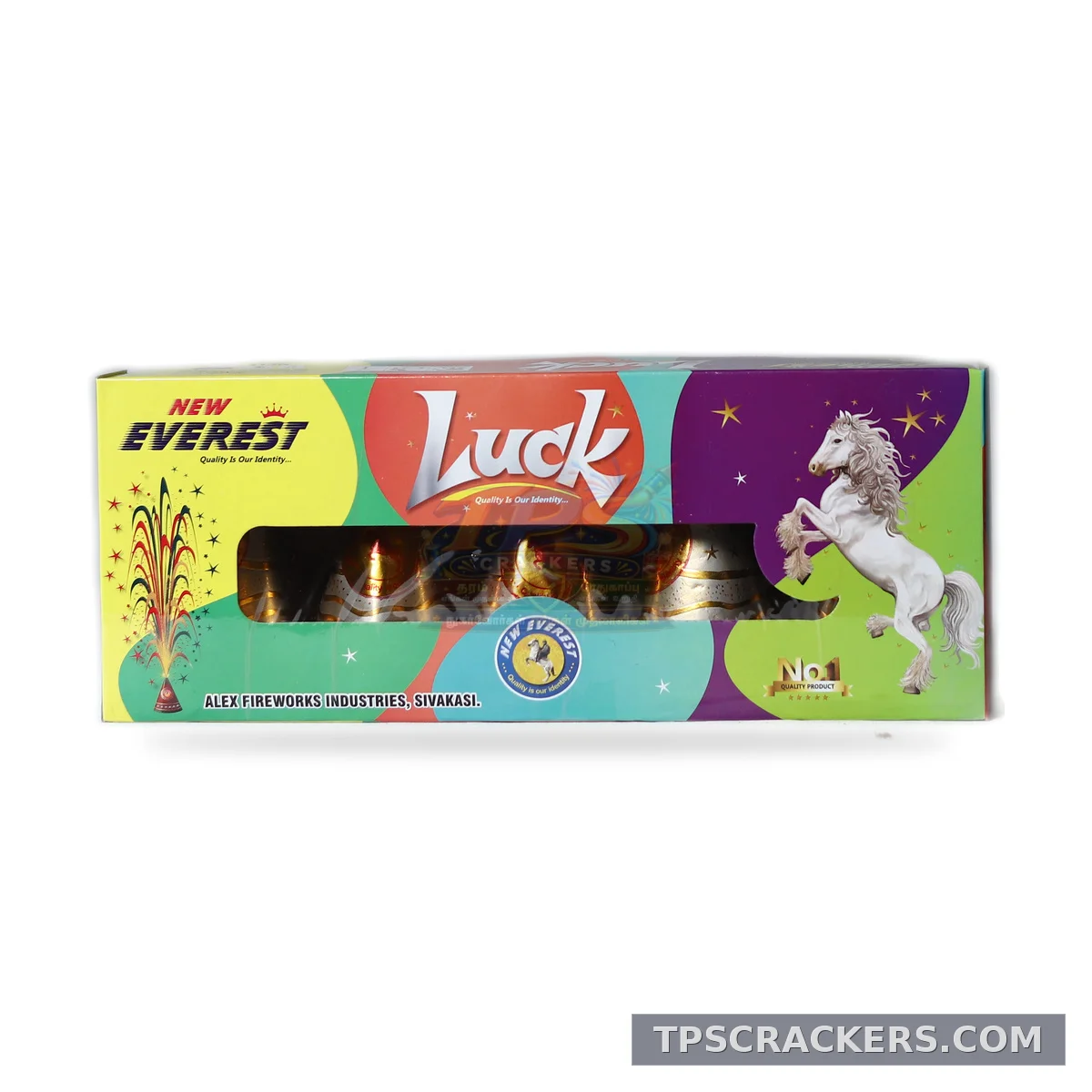 Flower Pots Luck (RED & GREEN)  (10 Pcs)