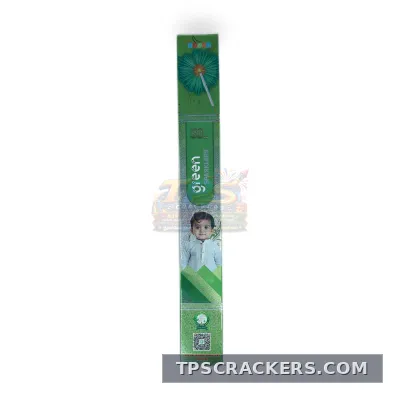 30 cm Green Sparklers (5 Pcs)